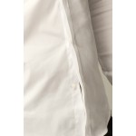 Monochromatic Linen-Blend Tailored Shirt