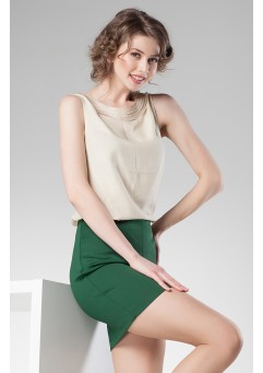 Quiet Luxury Pleated Midi Dress with Elegant Movement